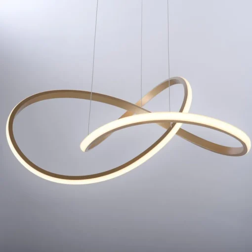 LED hanglamp Maria, dimbaar, messing