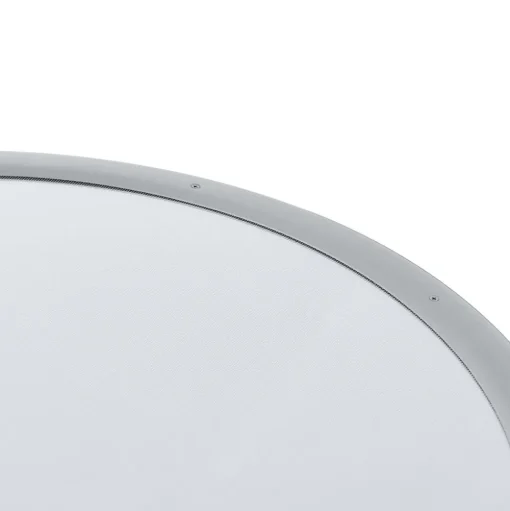 LED hanglamp PANEL, grijs, Ø 63 cm, metaal, CCT, dimbaar, 50 W