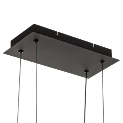 LED hanglamp Salinas, 3.000 K, mat zwart