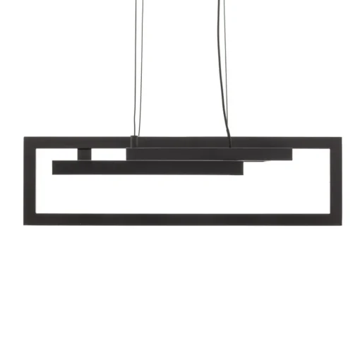 LED hanglamp Salinas, 3.000 K, mat zwart