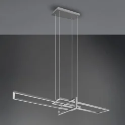 LED hanglamp Salinas, 3.000 K, nikkel mat