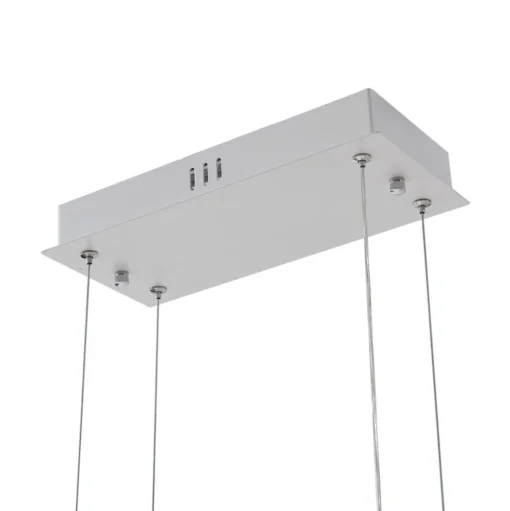 LED hanglamp Silja, hout, acryl, wit, 3000K