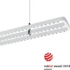 LED hanglamp Small Line, sensor, 156 cm, wit