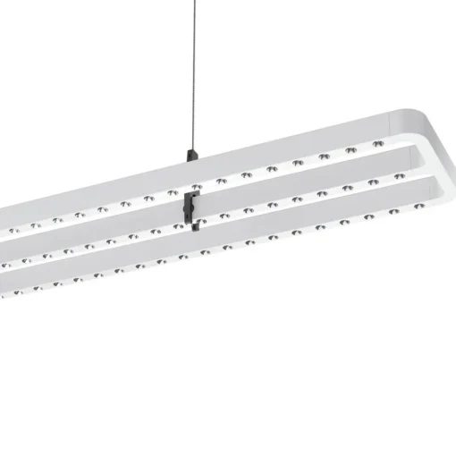 LED hanglamp Small Line, sensor, 156 cm, wit