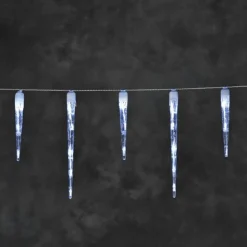 LED ijspegels lichtgordijn met 32 pegels 7,75m