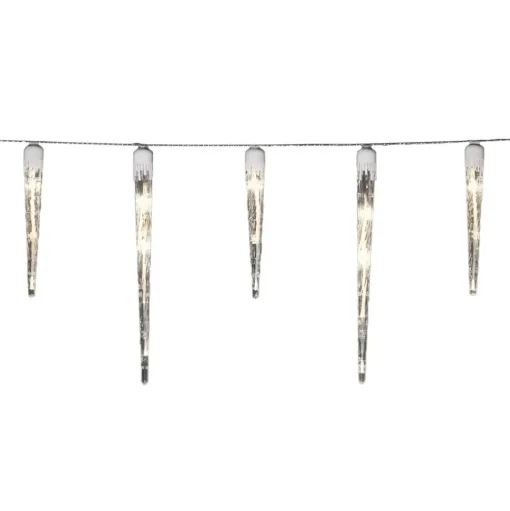 LED ijspegels lichtgordijn met 32 pegels 7,75m