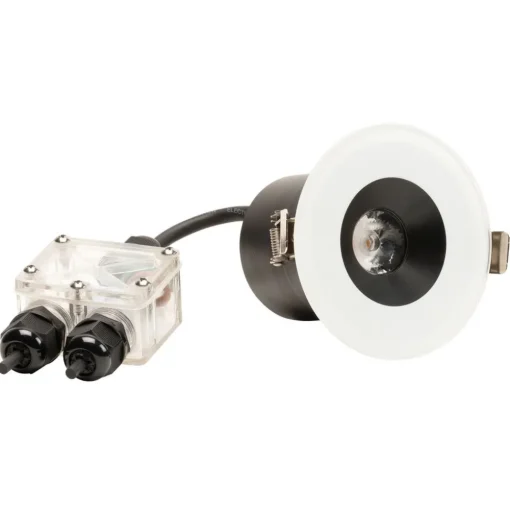LED inbouwlamp 7875, plafond buiten, wit