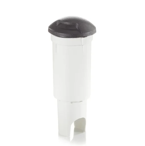 LED inbouwlamp Aldo 1L zwart/helder 3.000K