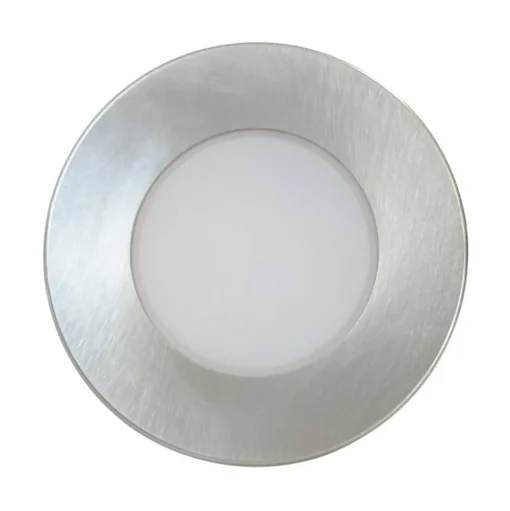 LED inbouwlamp Holstein IP65, 116° star, staal