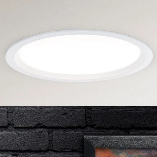 LED inbouwlamp Spock dimbaar Ø 17 cm wit
