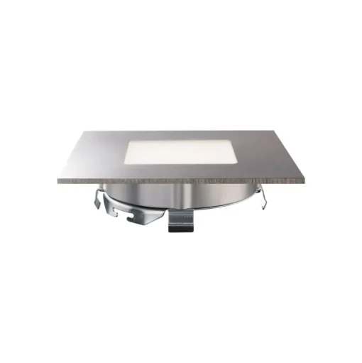 LED inbouwlamp voor inbouwdozen, zilver
