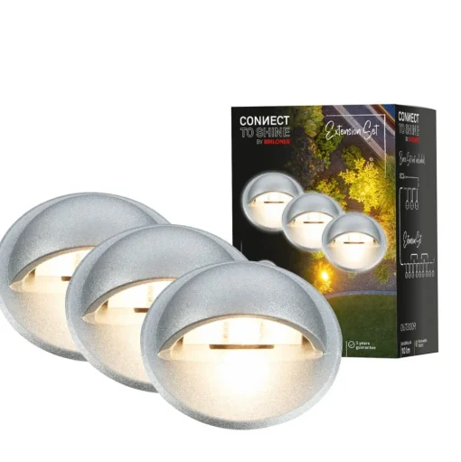 LED inbouwspot 3923034, IP65, 12 V, 3-spot verlenging Ø 3,5 cm