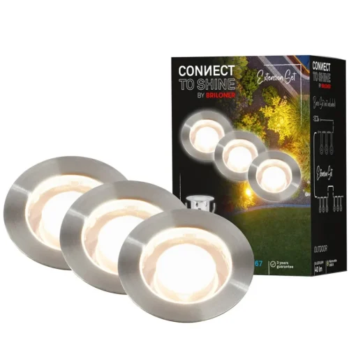 LED inbouwspot 3915032 IP67 12V 3x verlenging 4,5cm roestvrij staal