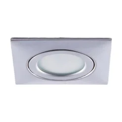 LED inbouwspot Andrej, hoekig, chroom