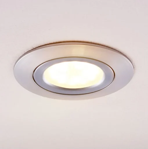 LED inbouwspot Andrej, rond, aluminium