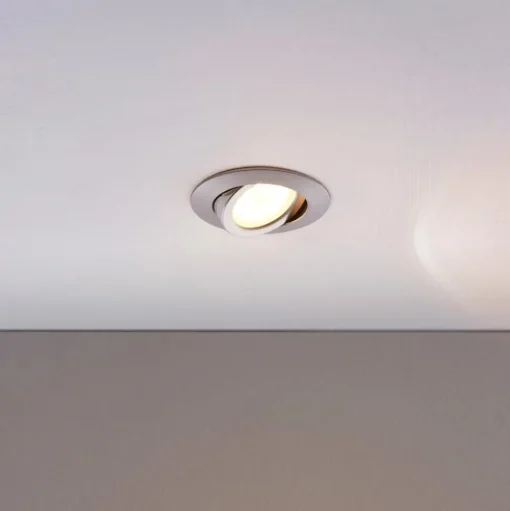 LED inbouwspot Andrej, rond, aluminium