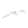 LED inbouwspot Eco SR 68 wit 3.000 K Ø 8,5 cm aluminium