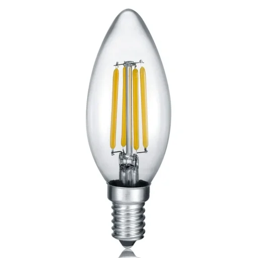 LED kaars E14 4W filament, 2.700K Switch dimmer
