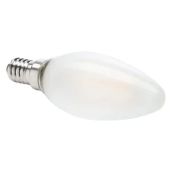 LED kaars E14 4W 2.700K 3 per set 470lm mat