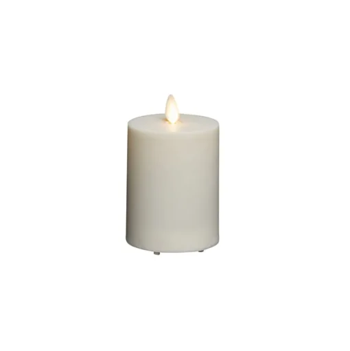 LED kaars IP44 crème wit glad Hoogte 13cm