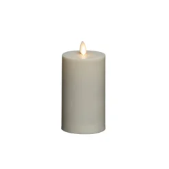 LED kaars IP44 crème wit glad Hoogte 18cm