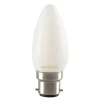 LED kaarslamp B22 4,5W 827 mat