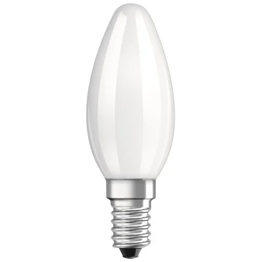 LED kaarslamp E14 4W 827 mat 2 per set