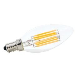 LED kaarslamp E14 4,5W C35 filament 827 dimbaar