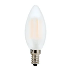 LED kaarslamp E14 5W mat 827 dimbaar