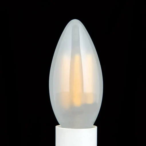 LED kaarslamp E14 5W mat 827 dimbaar