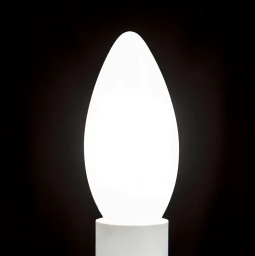 LED kaarslamp E14 5W mat 827 dimbaar
