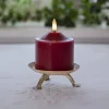 LED kaarsvlam, hoogte 9,5 cm rood echt was op batterijen