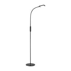 LED kantoor vloerlamp Office Remote, zwart, dimbaar, CCT