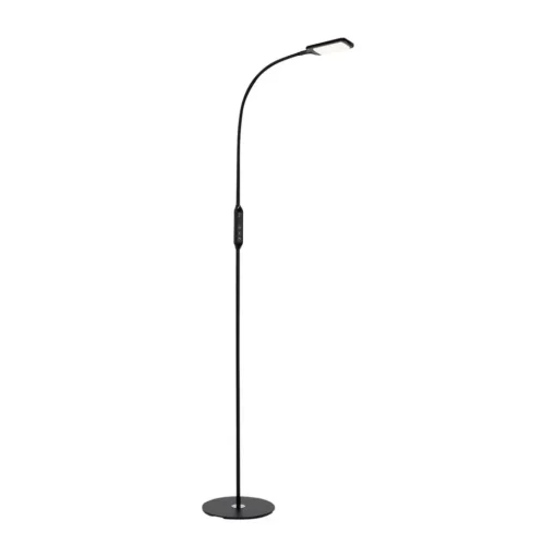LED kantoor vloerlamp Office Remote, zwart, dimbaar, CCT