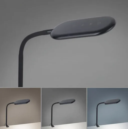 LED klemlamp Kelly, CCT, dimbaar