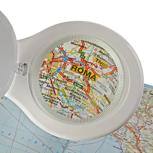 LED klemlamp MAULmakro, wit, hoogte 50 cm