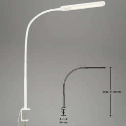 LED klemlamp Servo, dimbaar, CCT, wit
