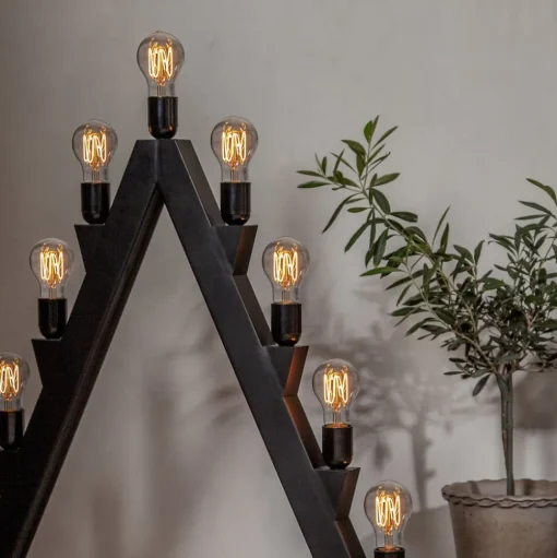 LED lamp A60 filament E27 3,8W 1800K dimbaar