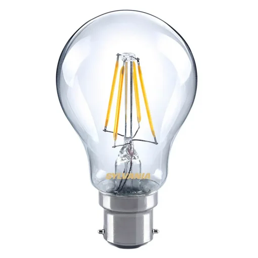 LED lamp B22 A60 filament 4,5W 827, helder