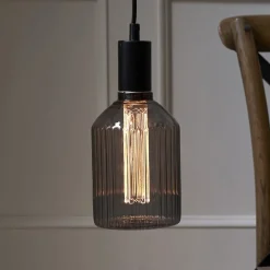 LED lamp Decoled E27 1W 2.000K rookgrijs