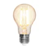 LED lamp, druppel, E27, 8 W, 2.700 K, gloeidraad, dimbaar.