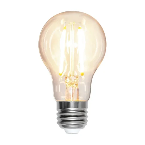 LED lamp, druppel, E27, 8 W, 2.700 K, gloeidraad, dimbaar.