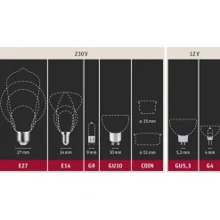 LED lamp E14 827 hoofdspiegel zilver 4.8W dimbaar