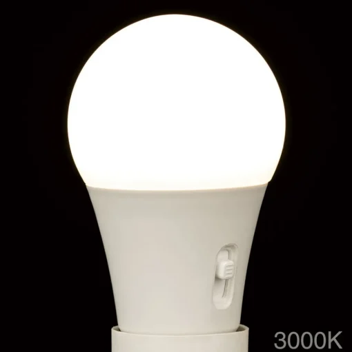 LED lamp E27, 7,3 W, CCT, opaal, 806 lm, dimbaar