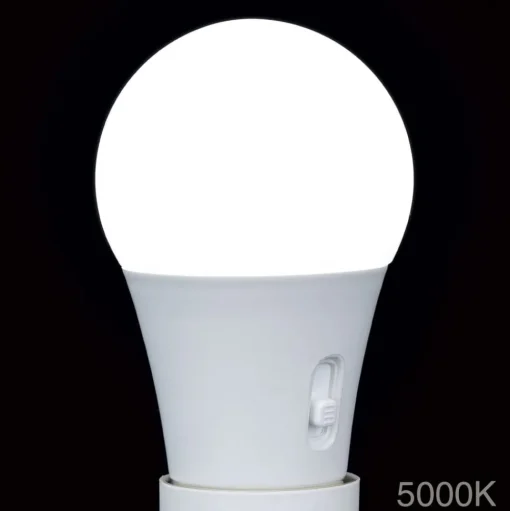 LED lamp E27, 7,3 W, CCT, opaal, 806 lm, dimbaar