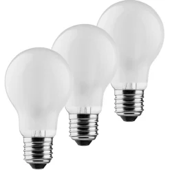 LED lamp E27 A60 Retro 4W 2.700K mat 3 per set