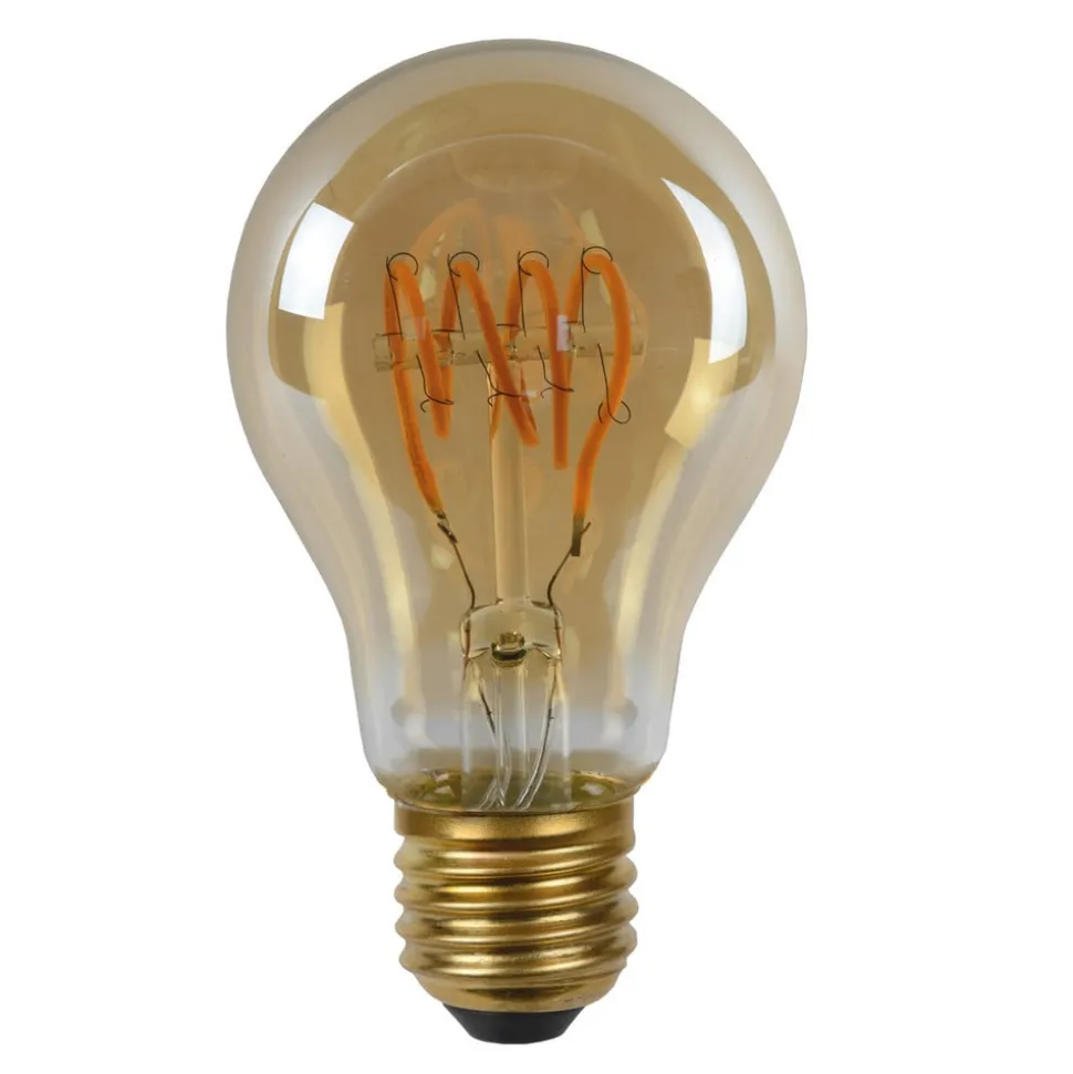 LED lamp E27 A60 4W 2.200K amber dag/nacht sensor