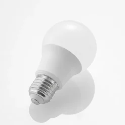LED lamp E27 A60 8W 3.000K opaal, 2 per set
