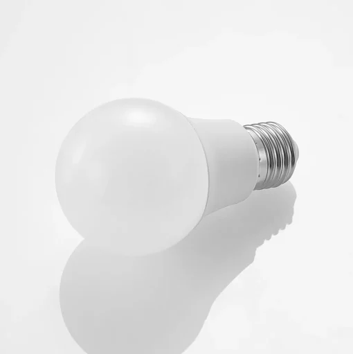 LED lamp E27 A60 8W 3.000K opaal, 2 per set
