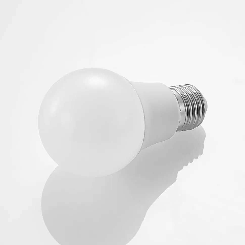 LED lamp E27 A60 8W 3.000K opaal, 3 per set